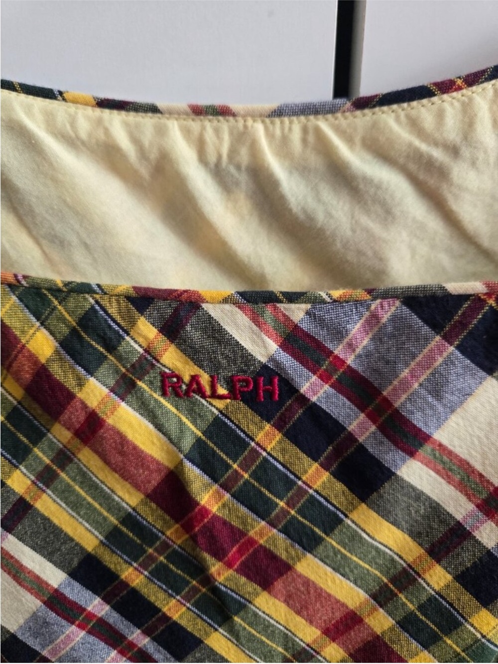 NWT Ralph Lauren Madras Shift Dress - Picture 2 of 8